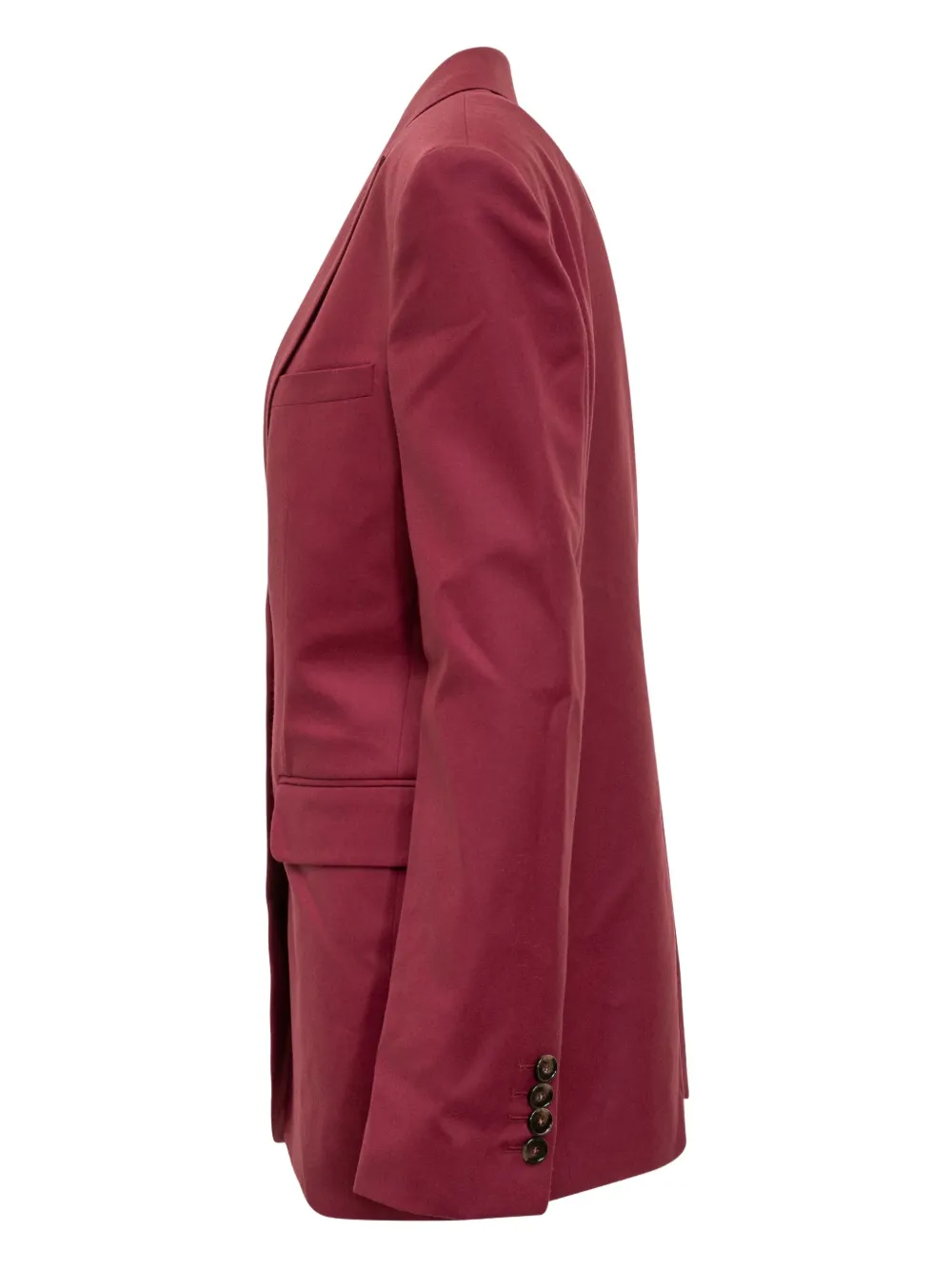 Stella McCartney single-breasted wool blazer Rood