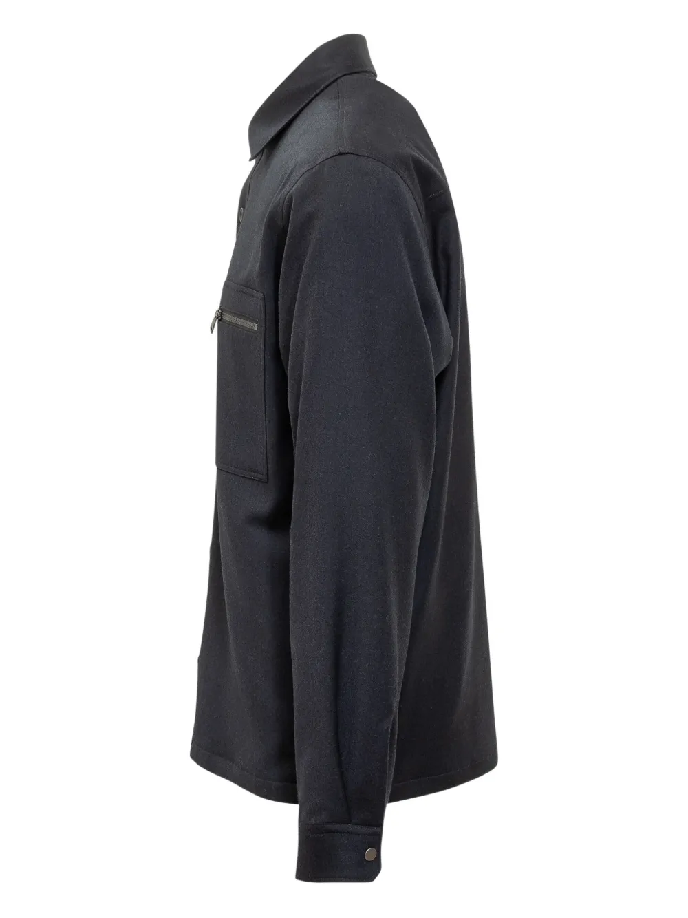 Zegna Shirtjack met ritszak Zwart