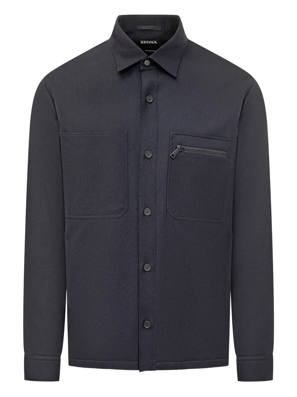 Zegna Shirtjack met ritszak Zwart