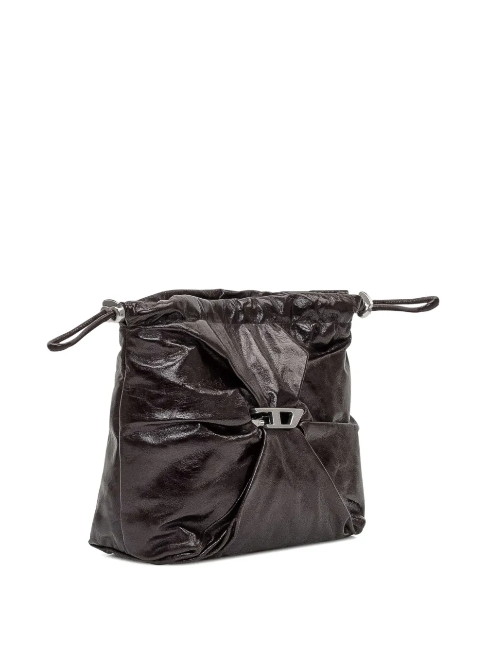 Diesel Scrunch-D bucket-tas Zwart