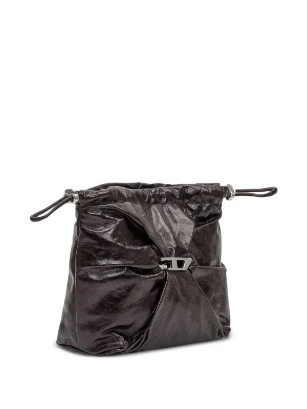 DIESEL SCRUNCH-D バケットバッグ Diesel Scrunch-D バケットバッグ | ブラック | FARFETCH JP