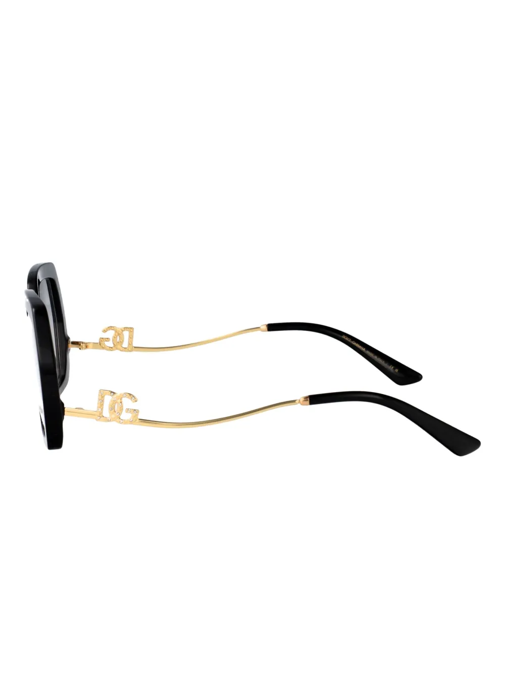 Dolce & Gabbana Eyewear Bril met vierkant montuur Zwart