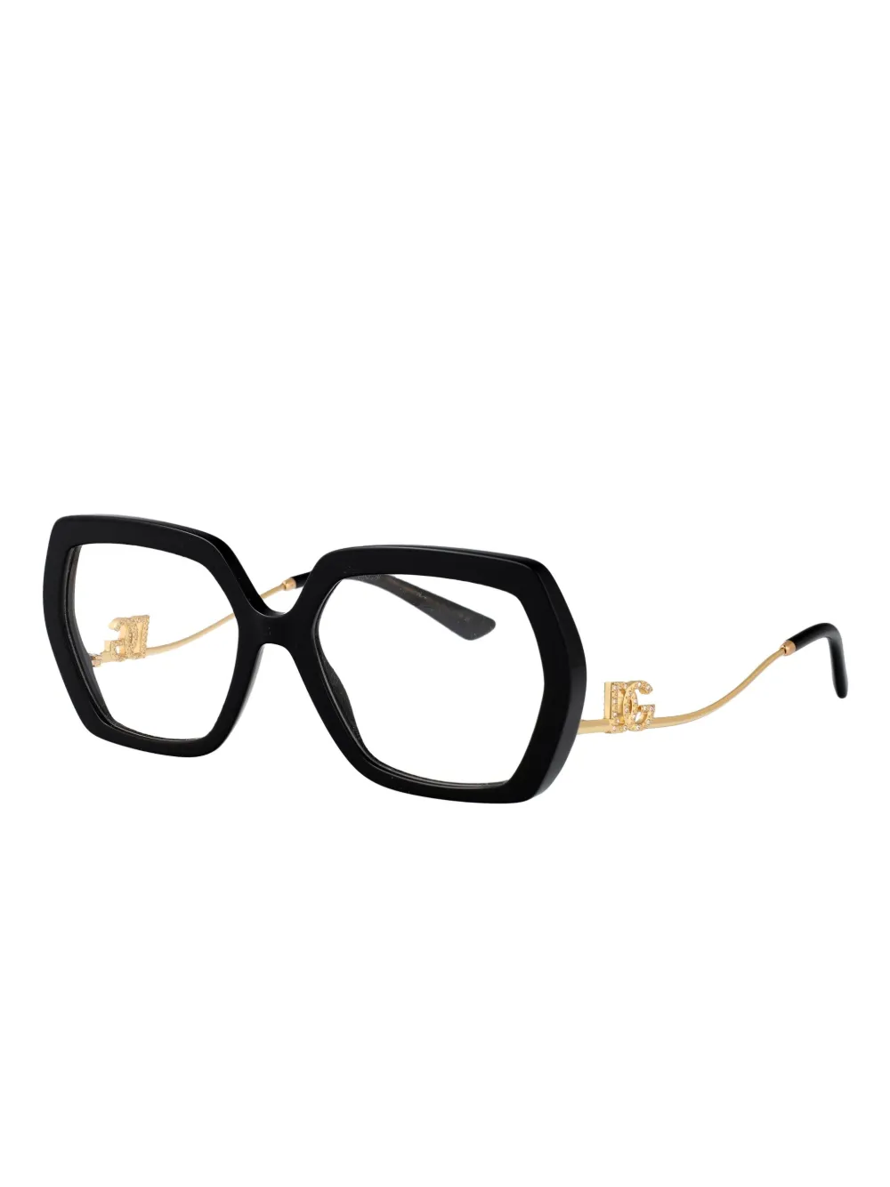 Dolce & Gabbana Eyewear Bril met vierkant montuur Zwart