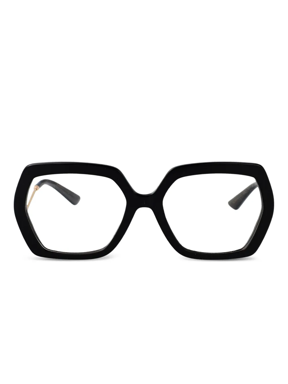 Dolce & Gabbana Eyewear Bril met vierkant montuur Zwart