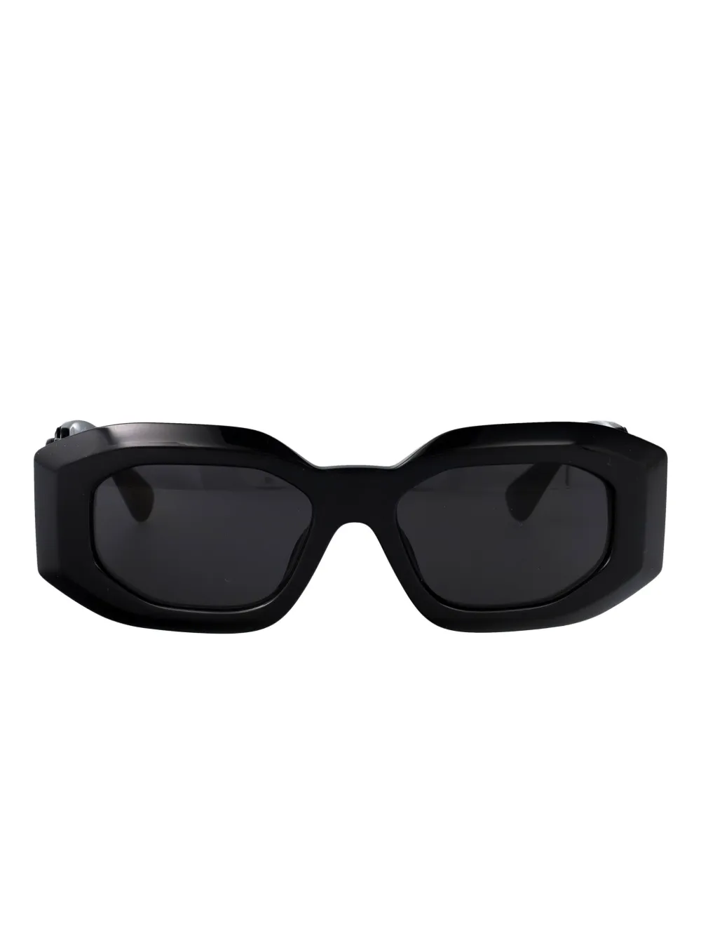 Versace Eyewear medusa head-embellishment sunglasses - Nero