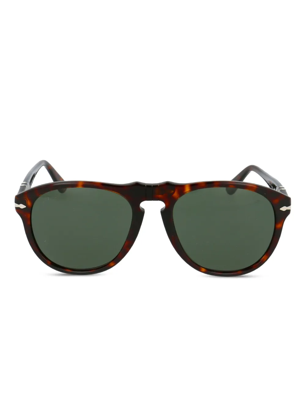Persol Zonnebril met rond montuur Bruin