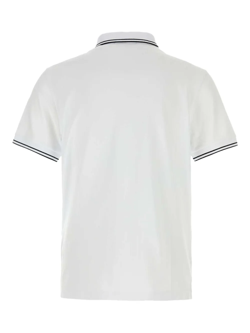 Stone Island tipped polo shirt Wit