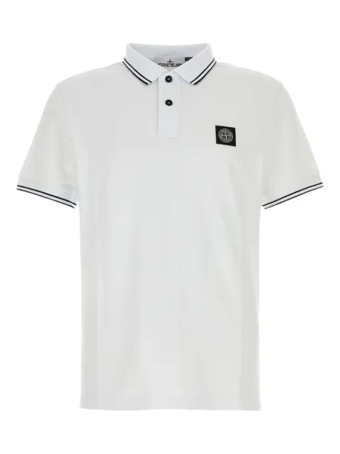 Stone Island tipped polo shirt