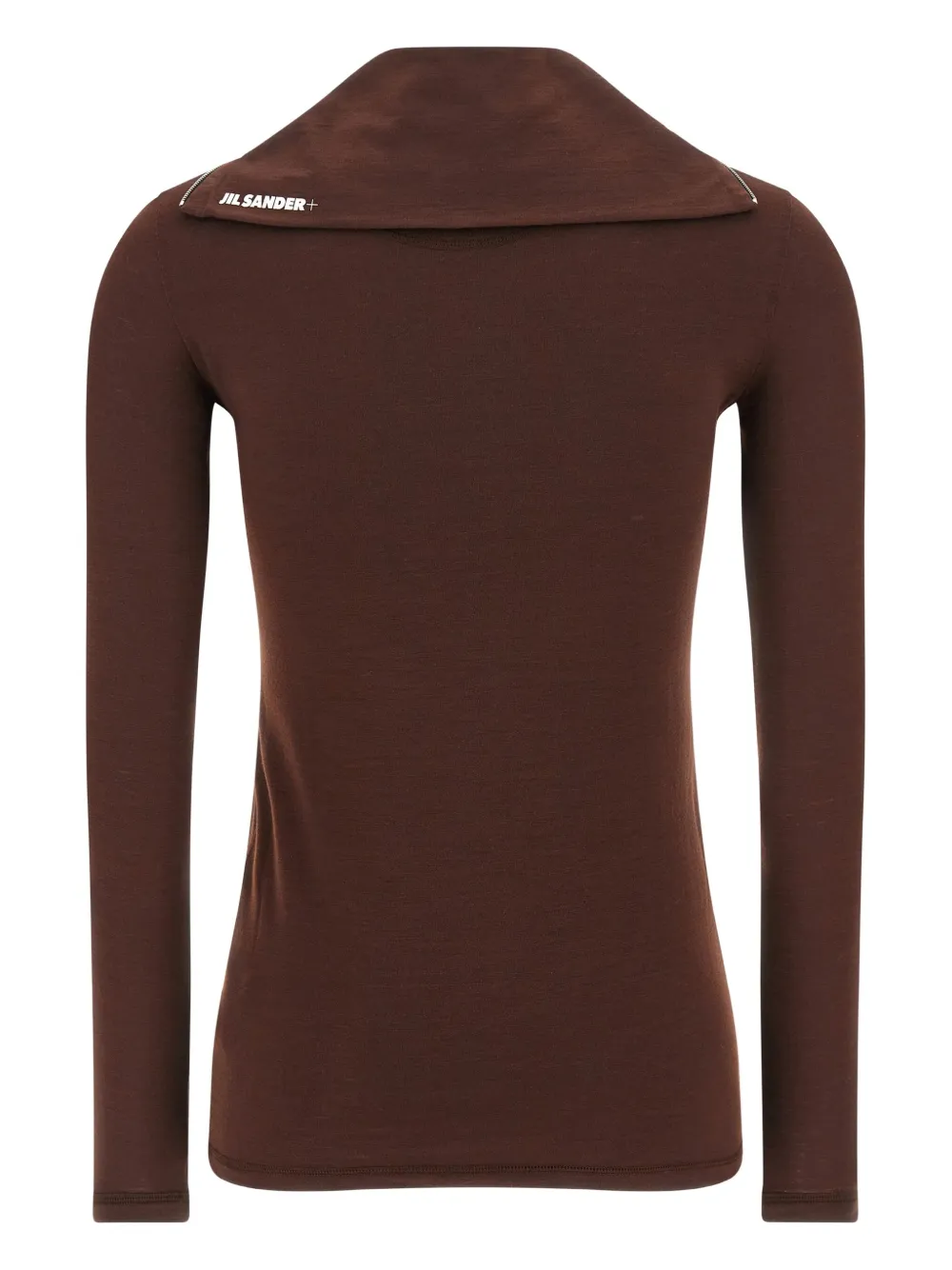 Jil Sander half-zip collar sweatshirt Rood