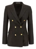 Tagliatore double-breasted peak lapel blazer - Brown
