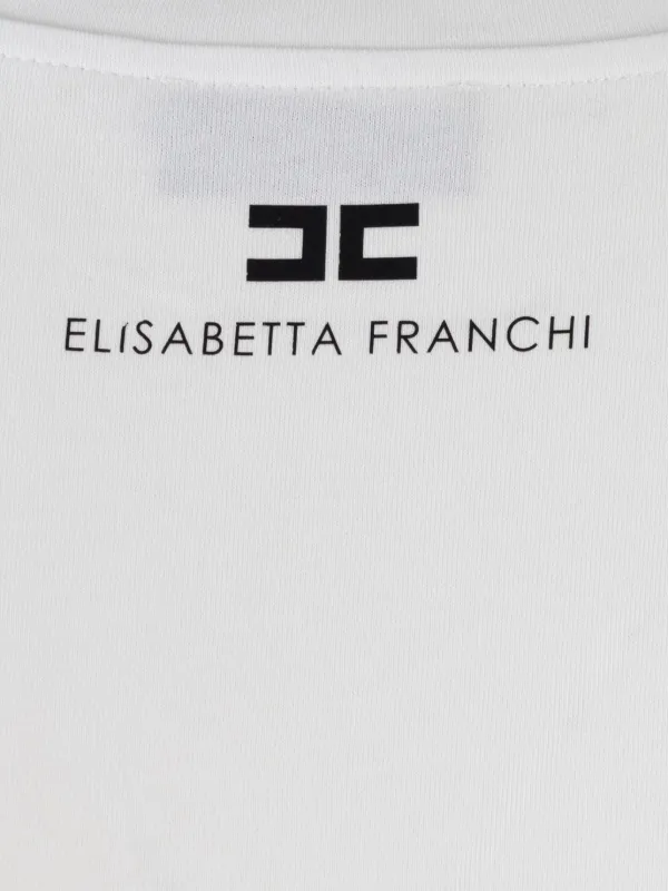 Elisabetta Franchi ★ クロップド トップ Elisabetta Franchi クロップドトップ | ホワイト | FARFETCH JP