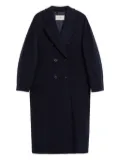 Max Mara double-breasted buttoned coat - Blue