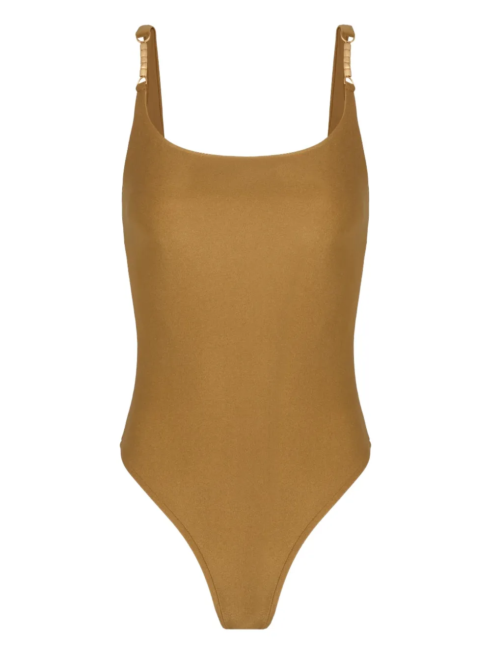 Lenny Niemeyer Badeanzug mit eckigem Ausschnitt - Gelb