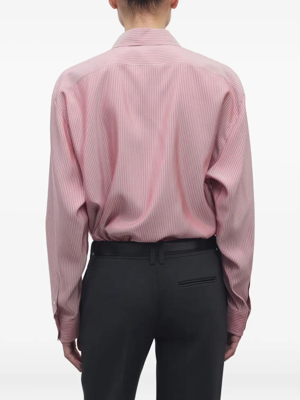 The Row Gestreept blouse Rood