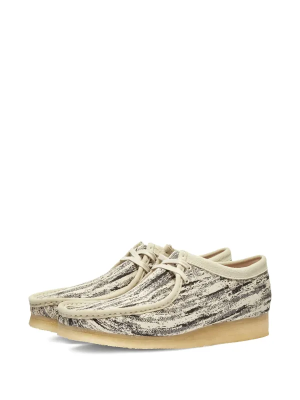 Clarks Originals Wallabee Fabric Loafers | Black | FARFETCH CA