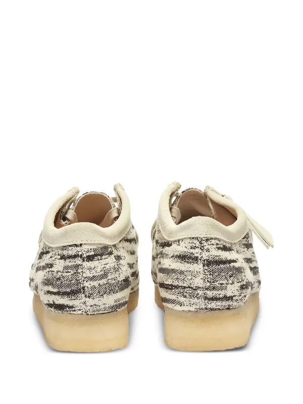 Clarks Originals Wallabee Fabric Loafers | Black | FARFETCH ZA