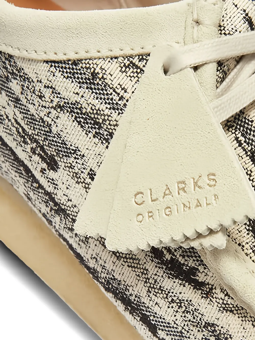Clarks Originals Wallabee gestoffeerde loafers Zwart