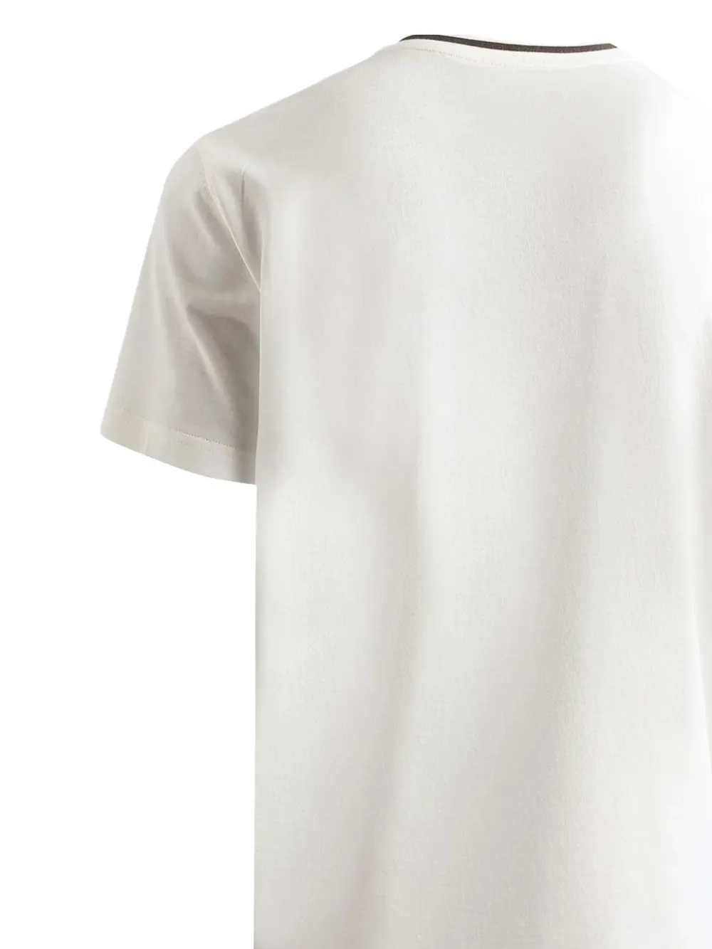 Dolce & Gabbana Logo-embroidered Pocket T-shirt In White
