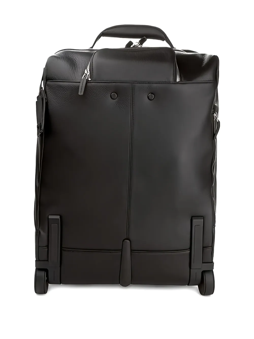 Piquadro Zipped Cabin Trolley In Black
