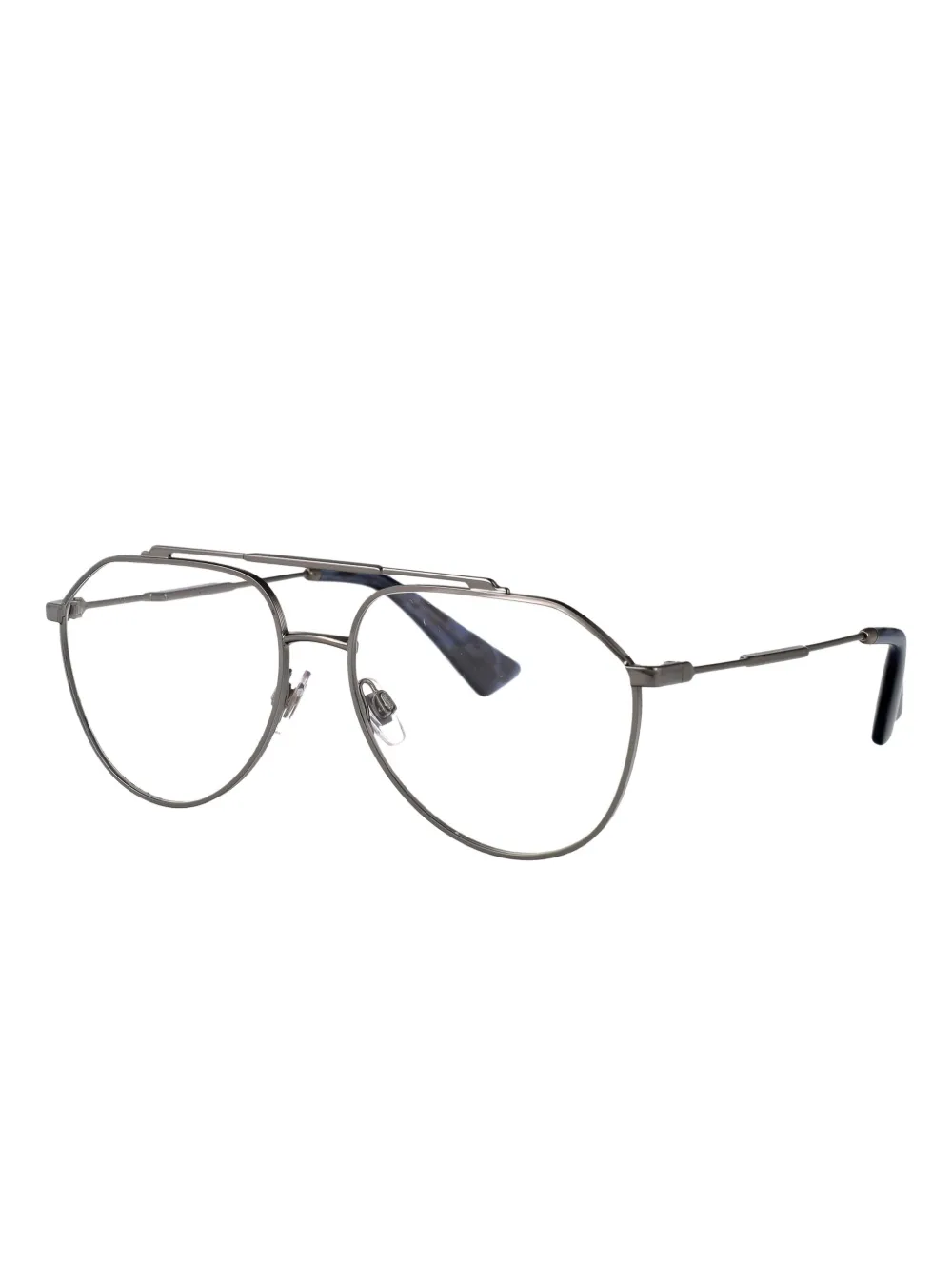 Dolce & Gabbana Eyewear Bril met piloten montuur Grijs
