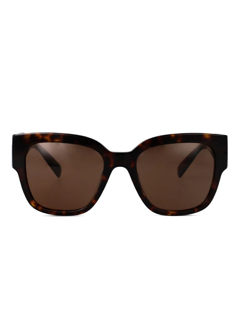 Versace Eyewear Zonnebril van acetaat met Medusa-plakkaat Bruin
