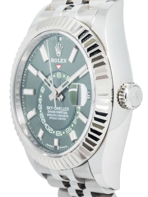 Rolex Sky-Dweller 42mm Green FARFETCH NZ