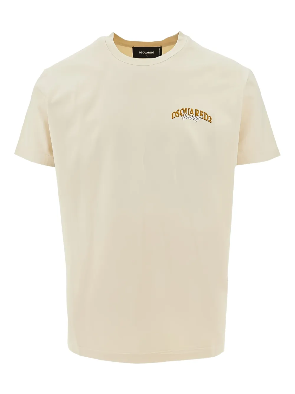 DSQUARED2 T-shirt met logoprint Beige