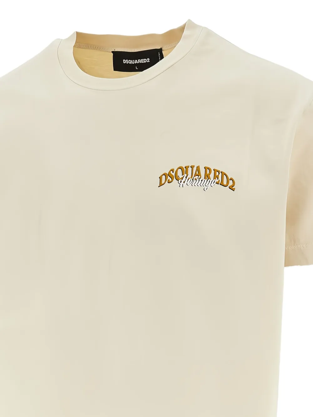 DSQUARED2 T-shirt met logoprint Beige