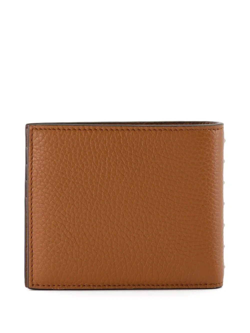 Valentino Garavani Rockstud calfskin wallet Bruin