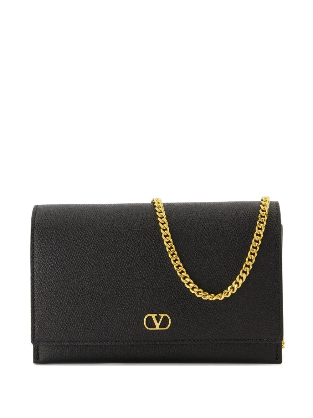 Valentino Garavani VLogo Signature chain shoulder bag - ブラック Valentino Garavani VLogo Signature chain shoulder bag - ブラック