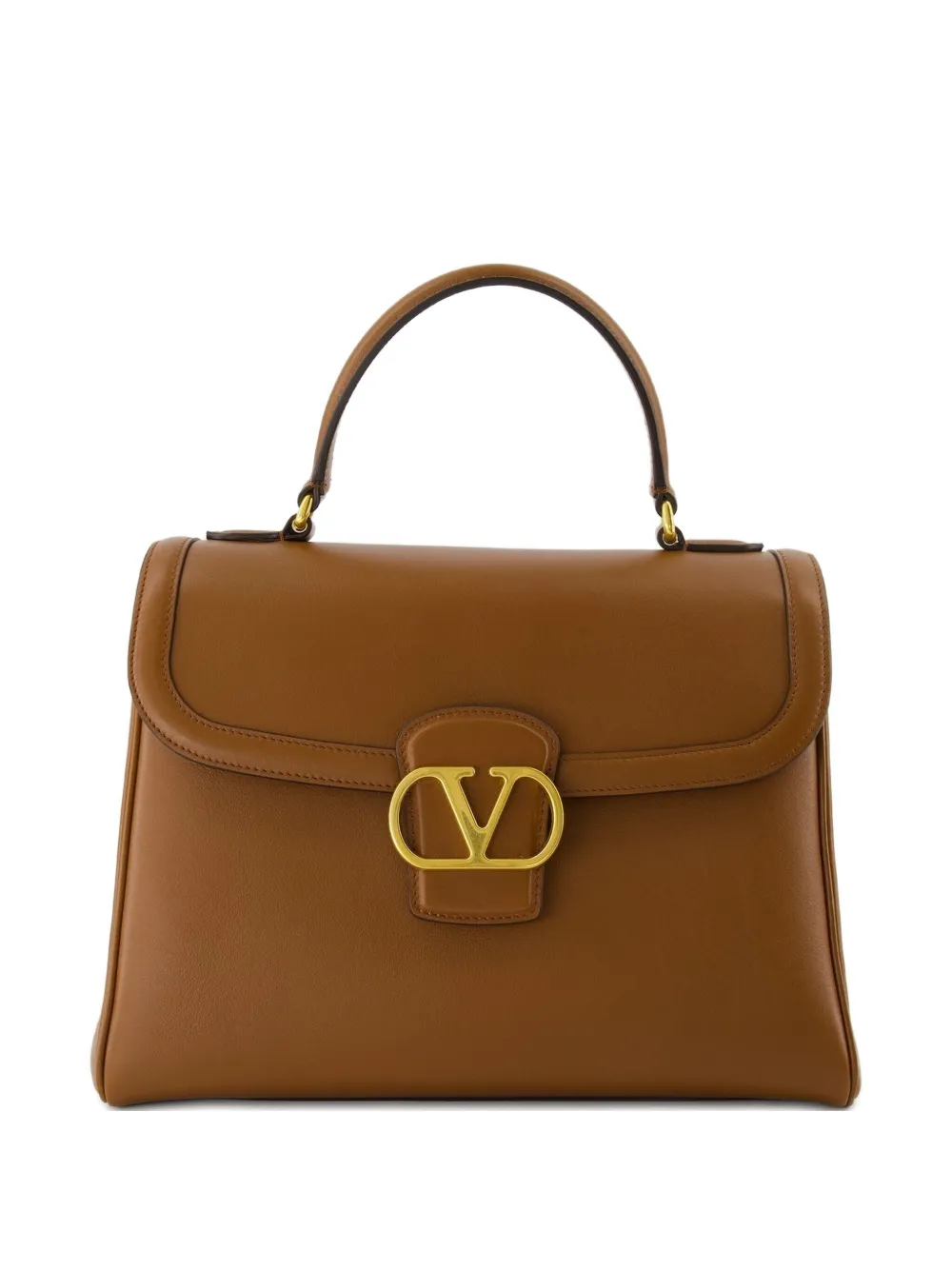 Valentino Garavani 9 to 5 leather tote bag - ブラウン Valentino Garavani 9 to 5 leather tote bag - ブラウン
