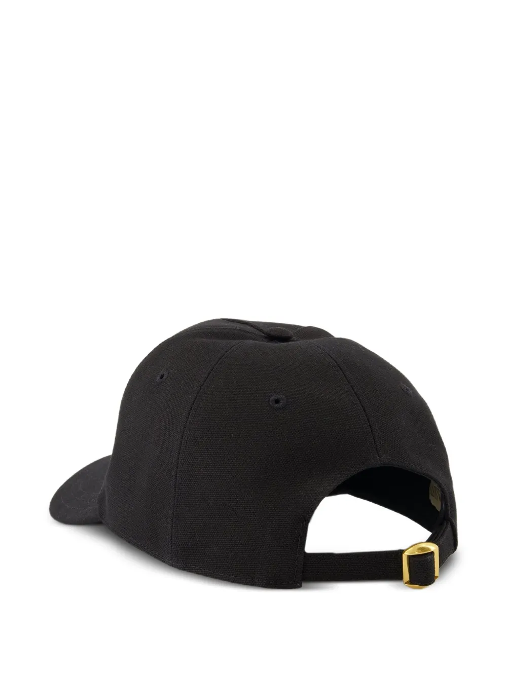 Valentino Garavani Katoenen pet met geborduurd logo Zwart