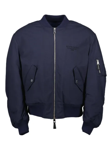Givenchy logo-detail bomber jacket