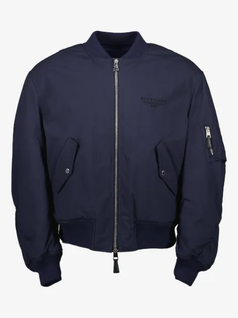 Givenchy Jaqueta bomber com logo