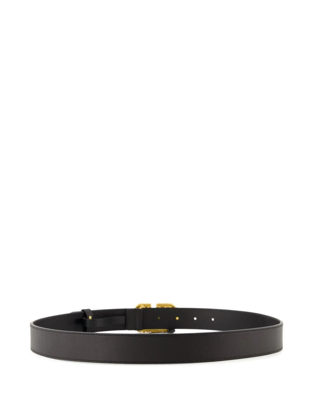 Valentino Garavani VLogo leather belt Zwart