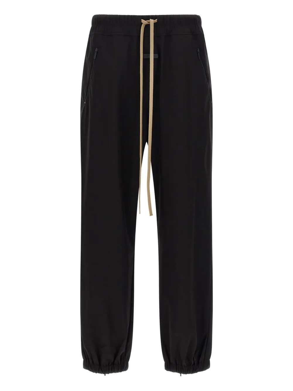 drawstring-waistband track pants