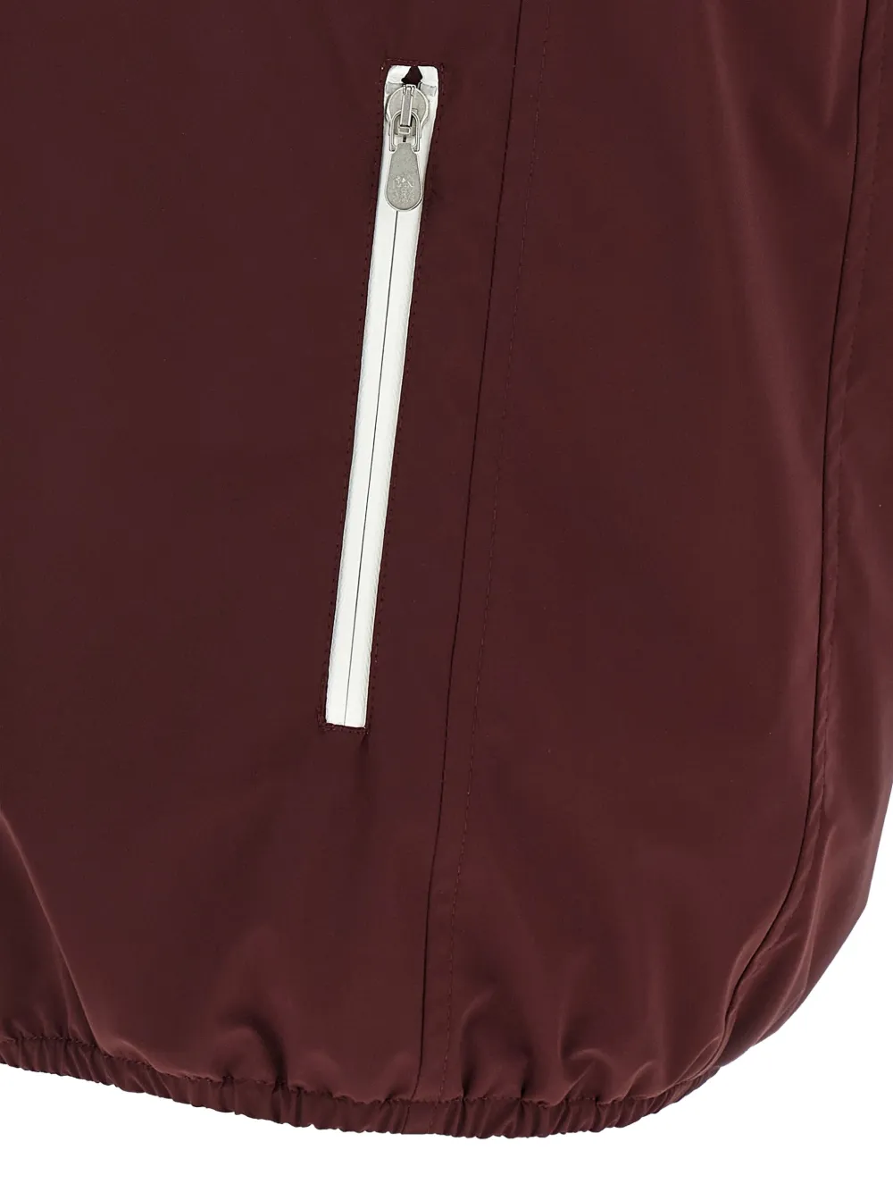 Brunello Cucinelli Bodywarmer met capuchon Rood