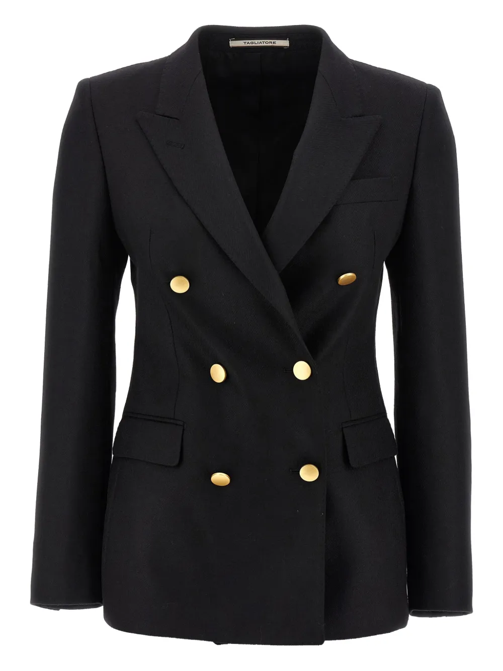 Tagliatore Blazer met dubbele rij knopen Zwart