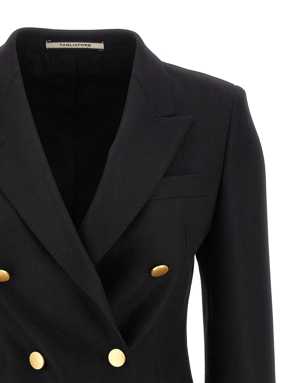 Tagliatore Blazer met dubbele rij knopen Zwart
