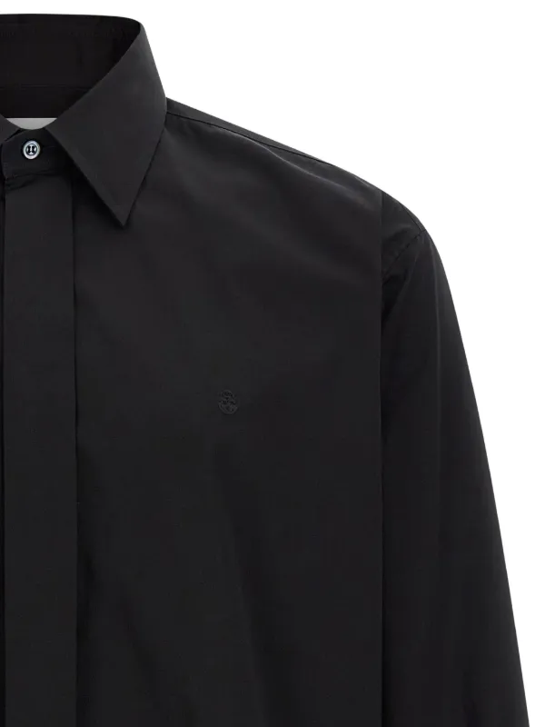 Alexander McQueen ロングカフス シャツ | ブラック | FARFETCH JP