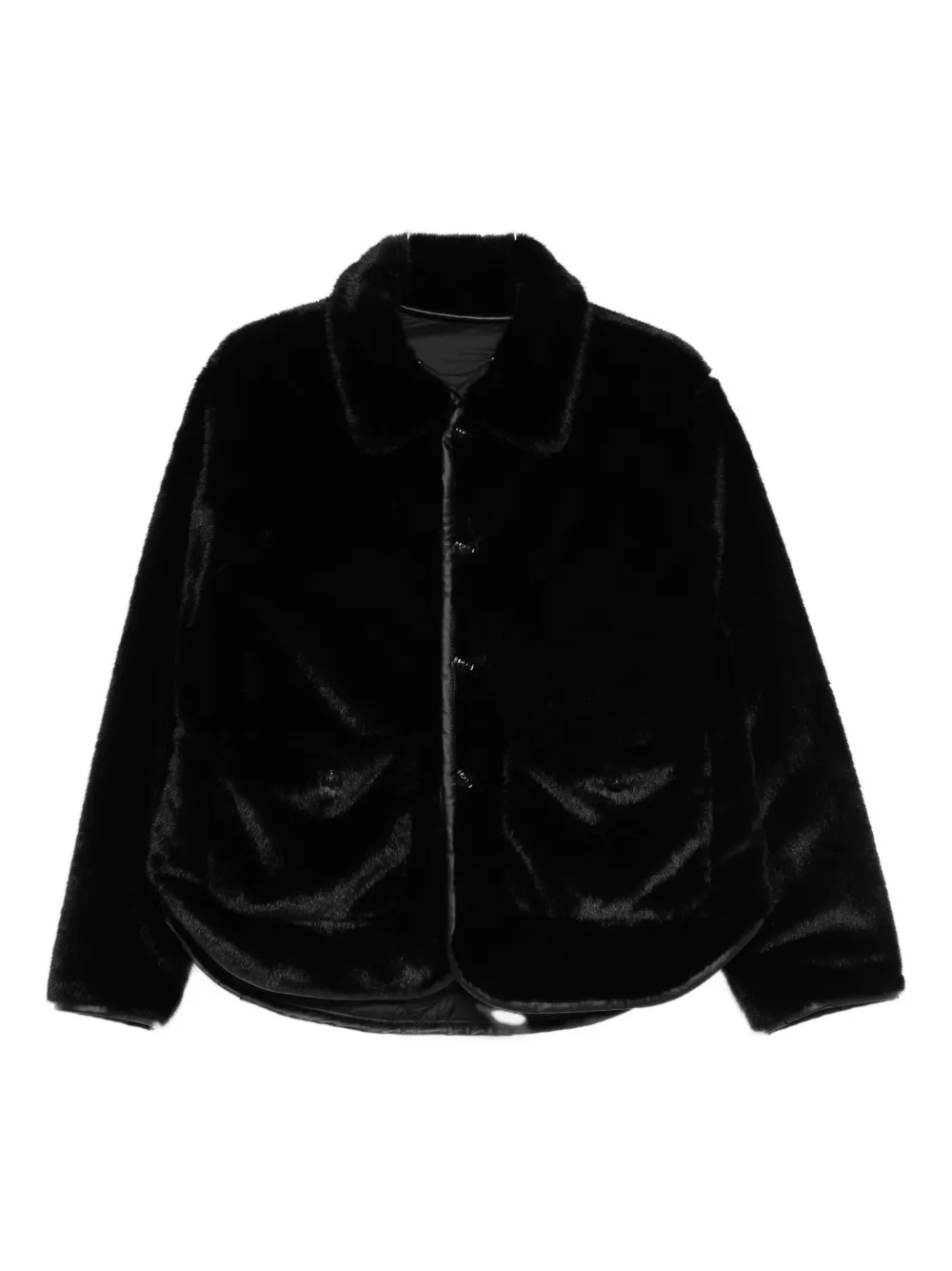 Maje reversible puffer jacket | Black | Image 1