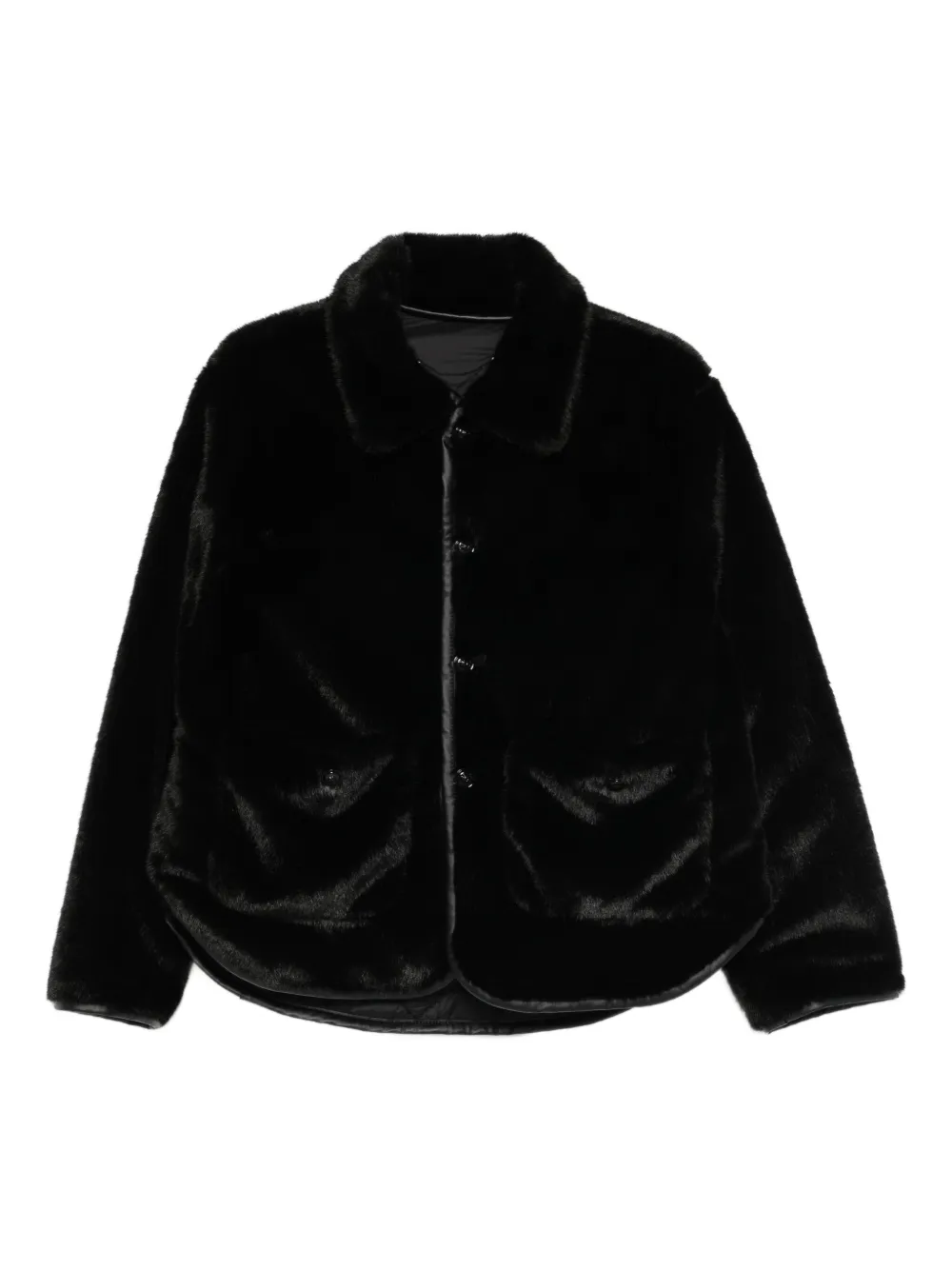 Maje chamarra capitonada con diseño reversible | negro | Image 1