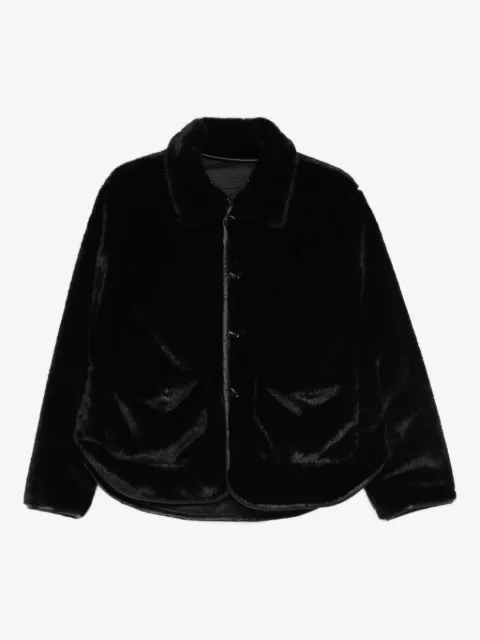 Maje chamarra capitonada con diseño reversible