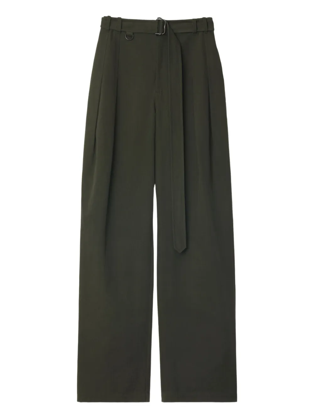 Burberry Pantaloni plissé con cintura - Verde