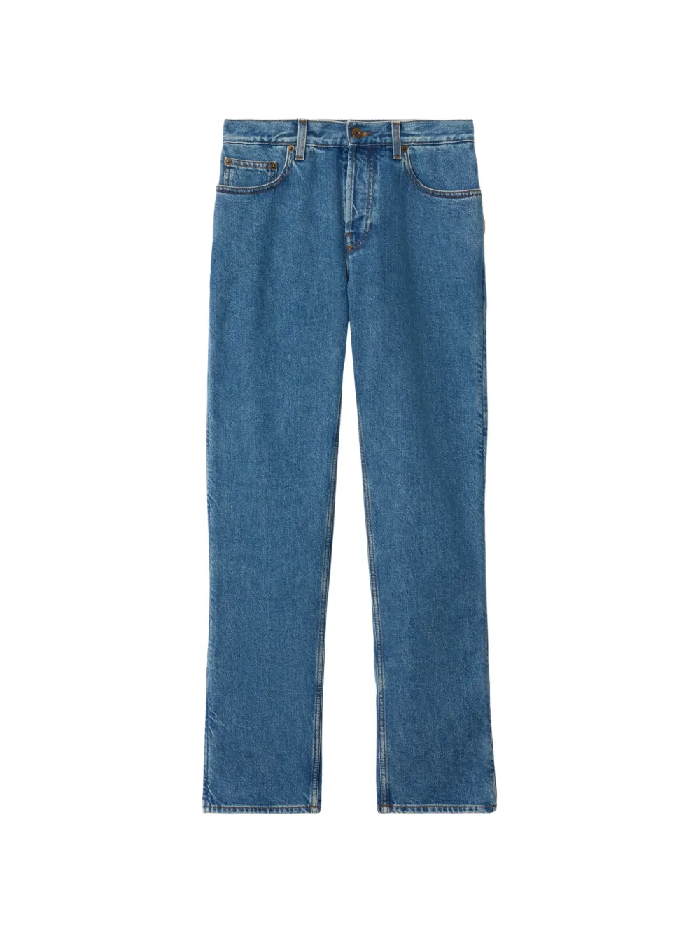 Burberry straight five-pocket jeans - Blu