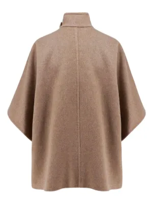 ジャケット MAX MARA Hand-sewn Derrik cashmere cape Max Mara Hand-sewn Derrik Cashmere Cape In Black | ModeSens