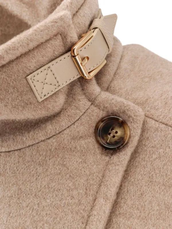 【Max Mara】Derrik カシミヤ ドレープケープ Max Mara Derrik カシミア ケープ | ニュートラル | FARFETCH JP