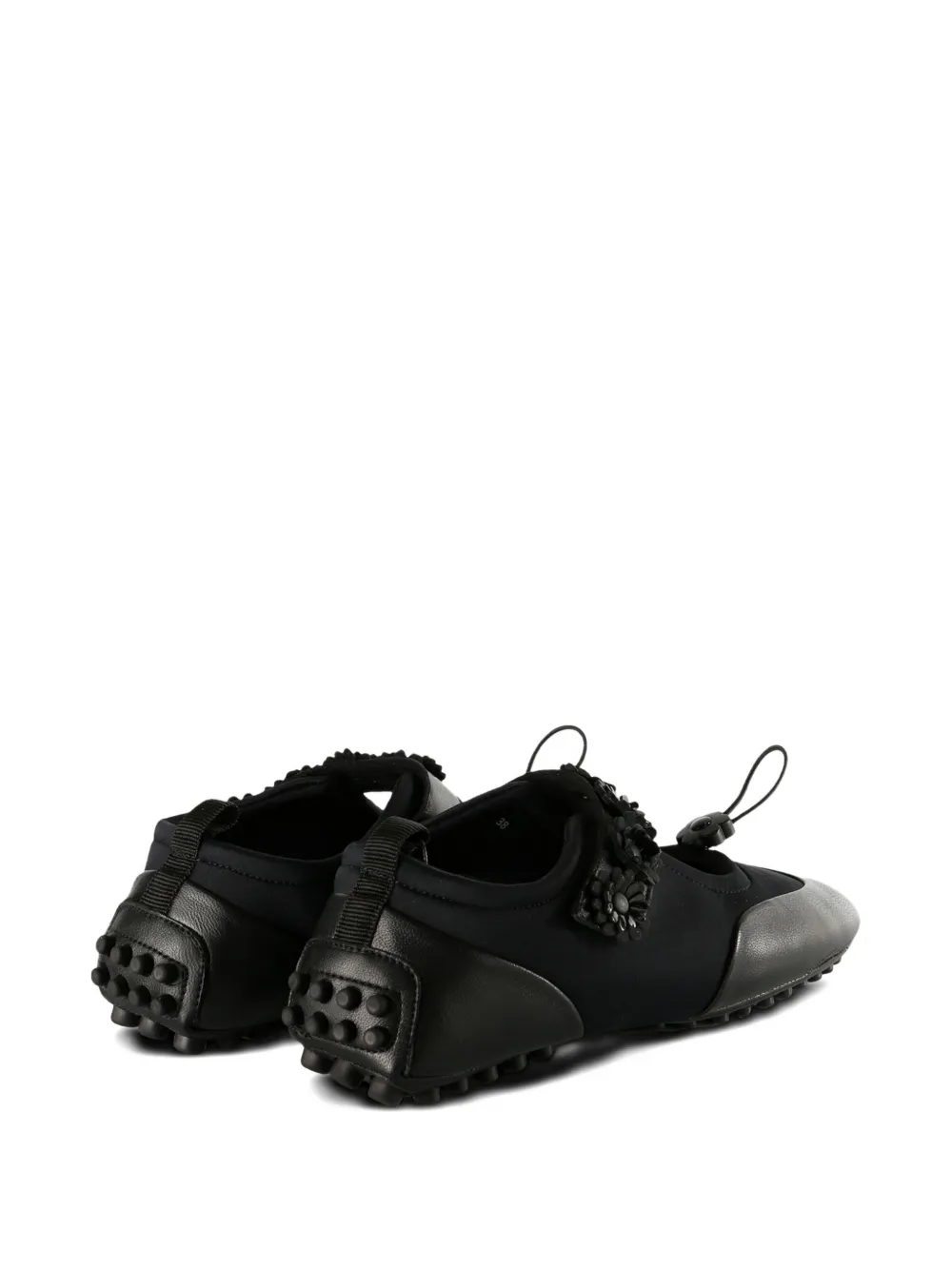 Cecilie Bahnsen Embellished Ballet Flats In Black