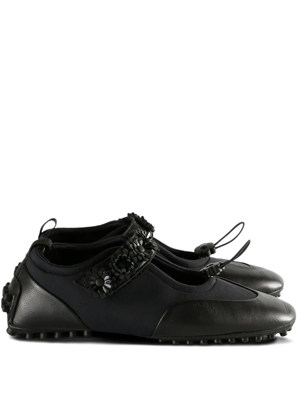 Cecilie Bahnsen Embellished Ballet Flats In Black