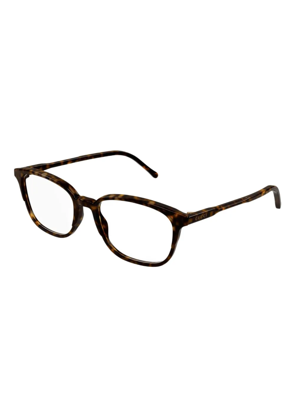 Gucci Eyewear GG1213O tortoiseshell square glasses Bruin